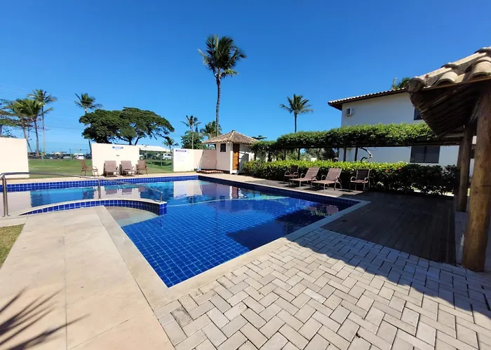 RESIDENCIAL JARDINS - TAPERAPUAN - APTO BEIRA MAR COM 2 QTOS 1 SUÍTE AR WiFi Porto Seguro